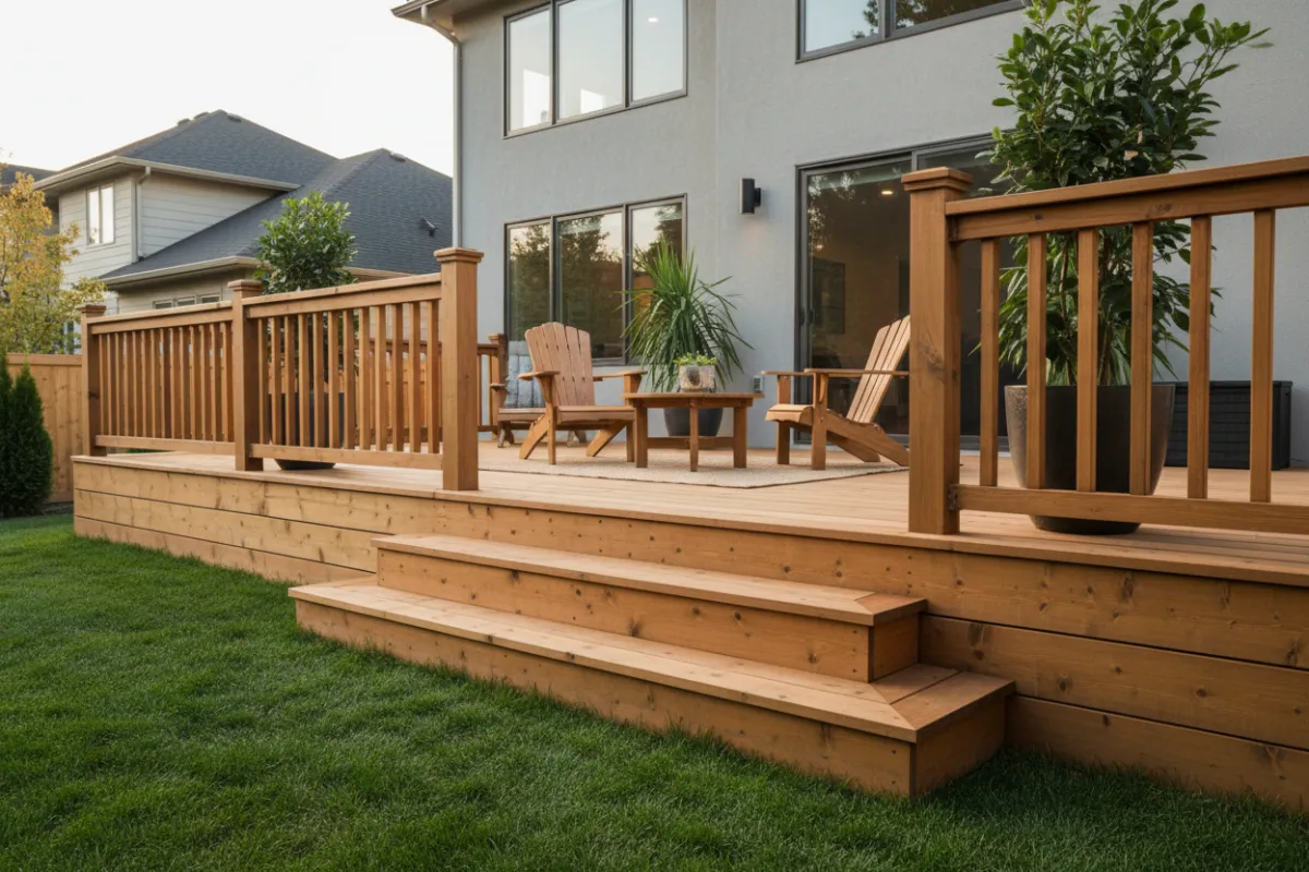 Deck and outdoor space project