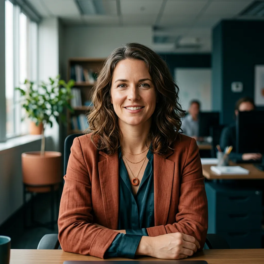 Portrait of client Sarah Lin-Peterson