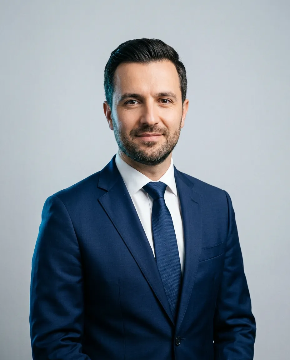Portreti zyrtar i Leonard Prekës - Këshilltar i Lartë për Investime në Emiratet e Bashkuara Arabe