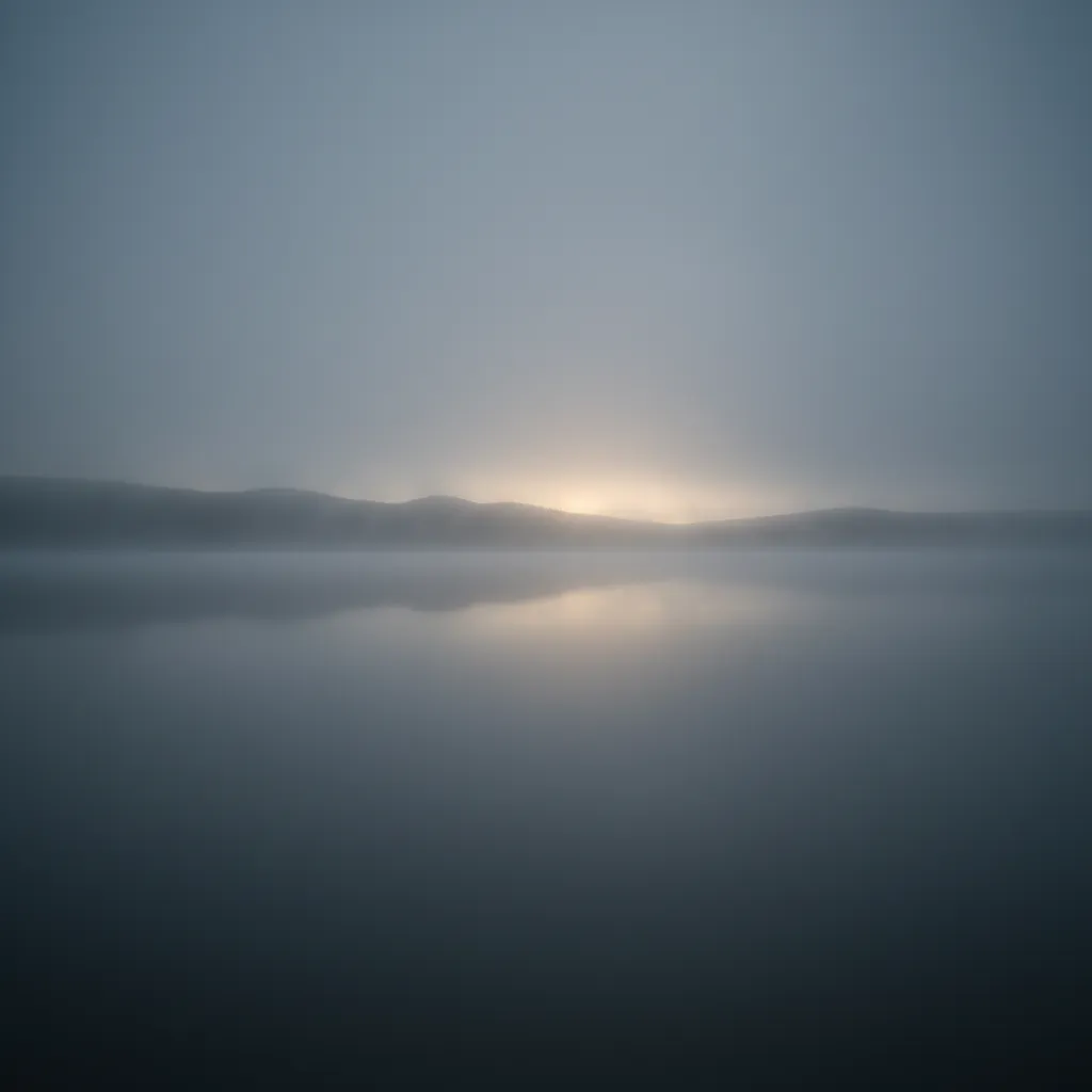Soft focus image illustrating a disconnected, distant gaze