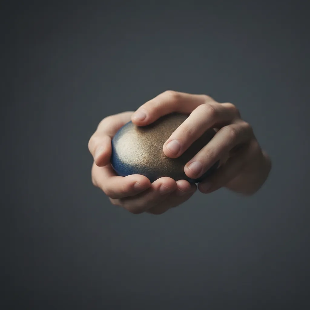 Soft focus image evoking the concept of a controlling gaze