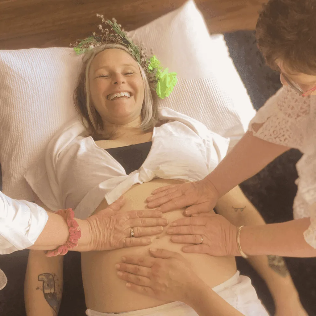 Mother Blessing ceremony belly blessing (attention to the belly) photo