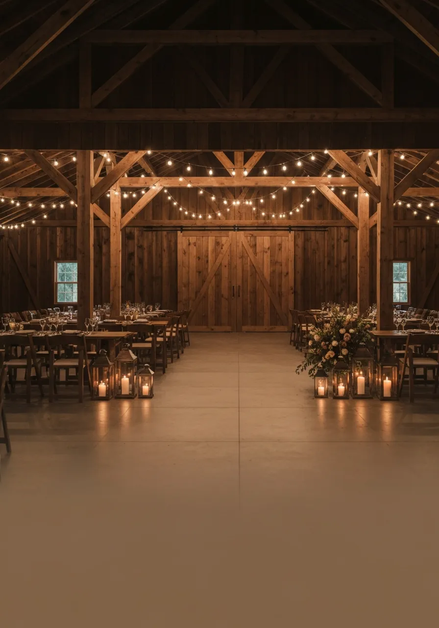 Rustic charm of Floyd wedding location