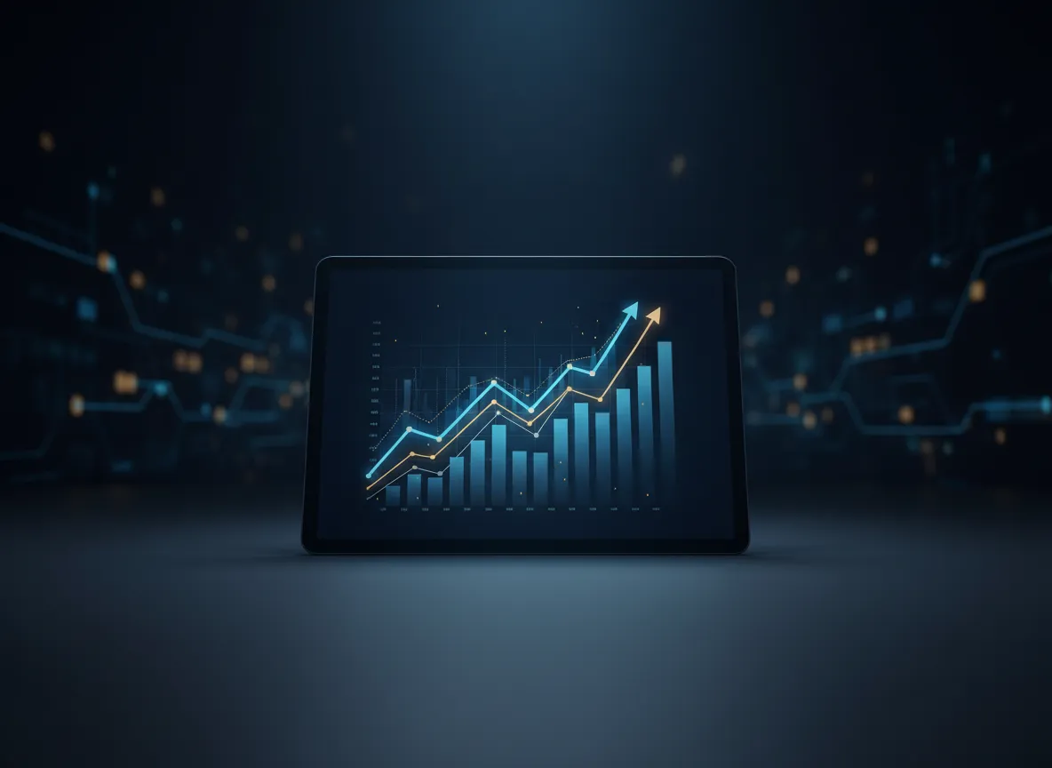 Visual representation of business analytics and decision making