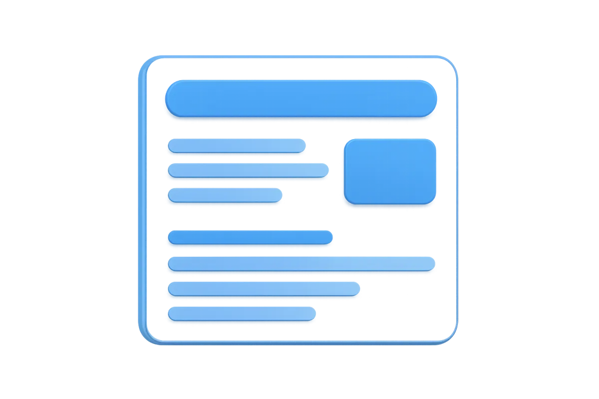 Illustration of rich results and professional Google presence
