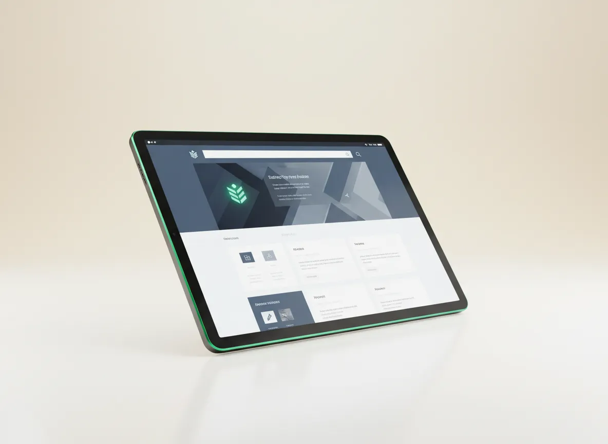 A modernized, professional interface addressing outdated presentation