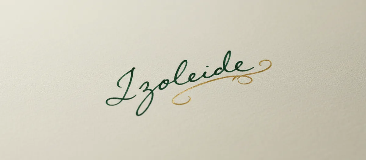 Assinatura de Izoleide Topanotti