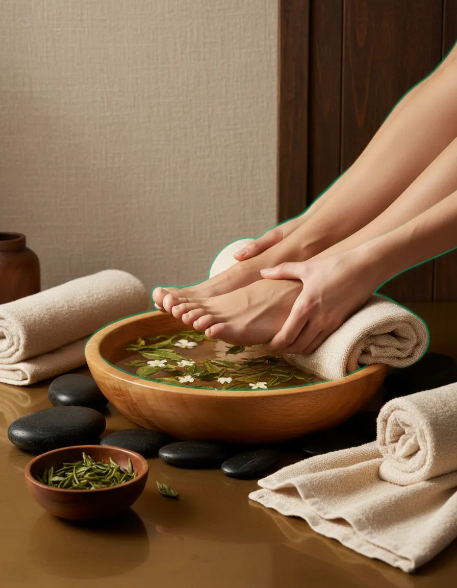 Sessão de massagem relaxante