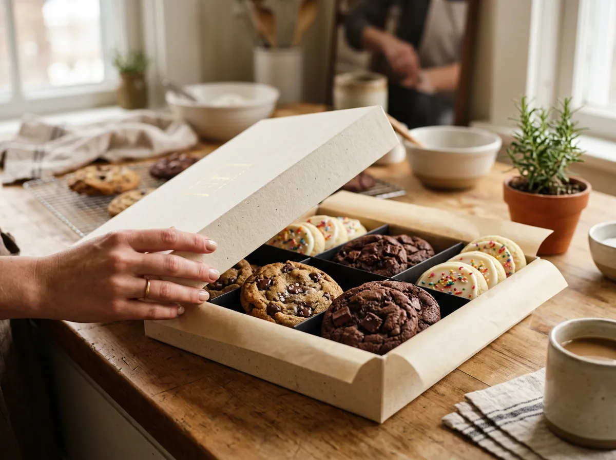 Assorted cookie gift box hero image