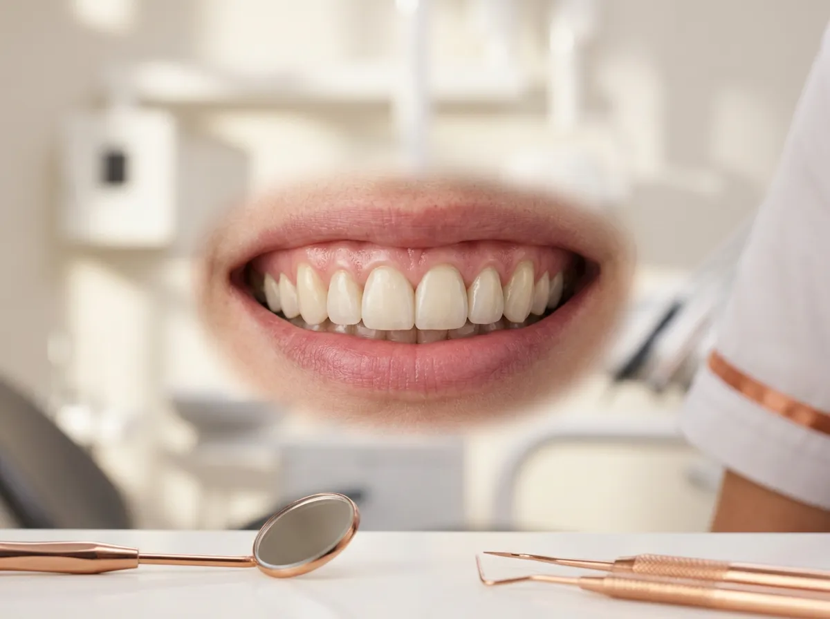 Clinical close-up illustrating custom ceramic dental bridge restorative structure in natural lighting