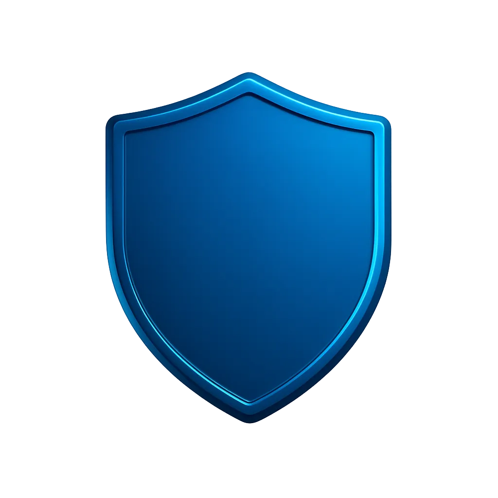 Escudo tecnológico abstracto representando la seguridad del sistema digital ADT