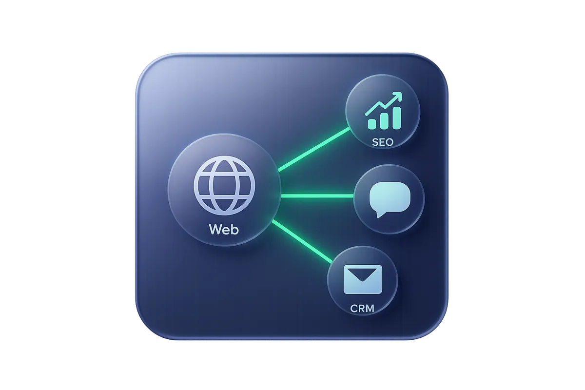 Web optimization and SEO interface