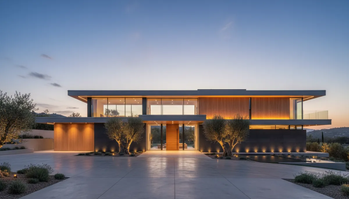 Modern residential home for sale