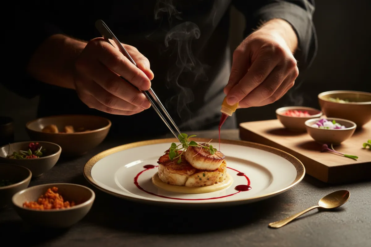 Chef plating