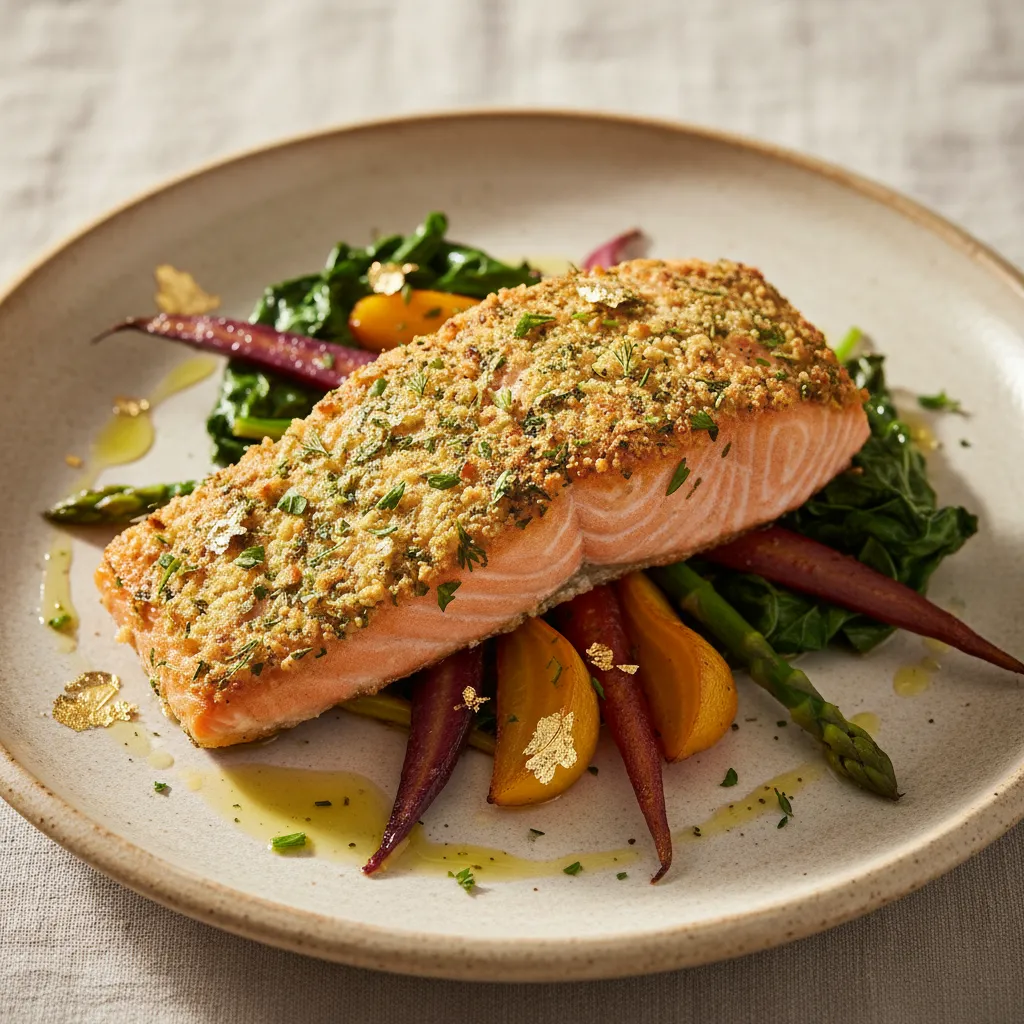 Herb-Crusted Salmon