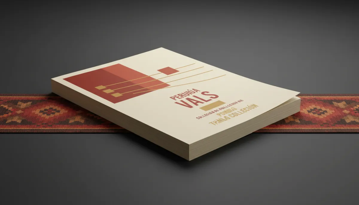 Portada de partitura de vals peruano