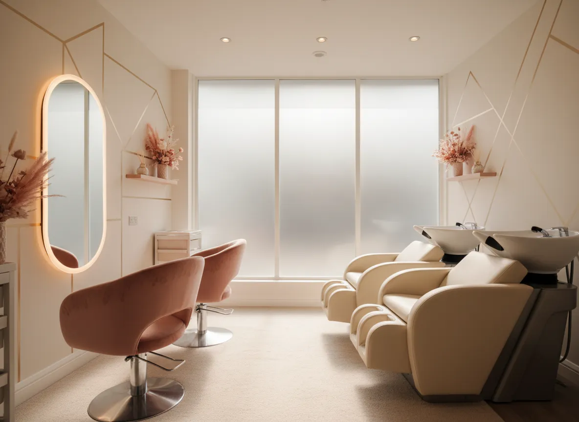 Awralla London ladies-only Afro hair salon interior