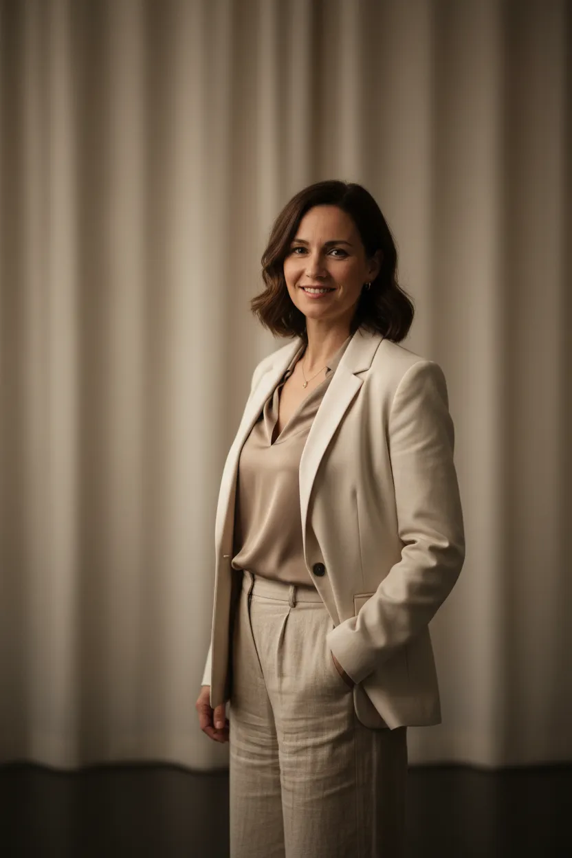 Retrato de Luna Vega, fundadora de MarcaLuna