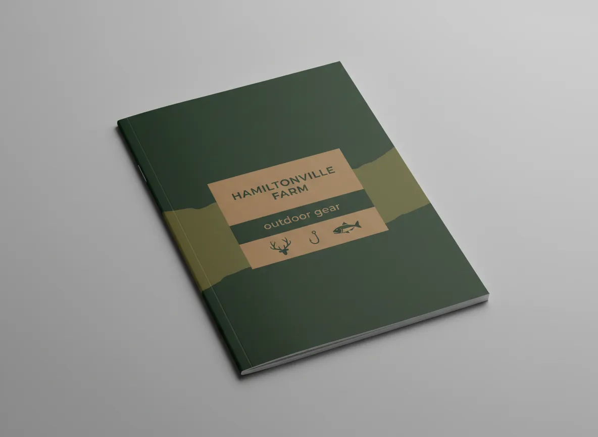 Hamiltonville Farm Outdoor Gear Guide Cover Mockup
