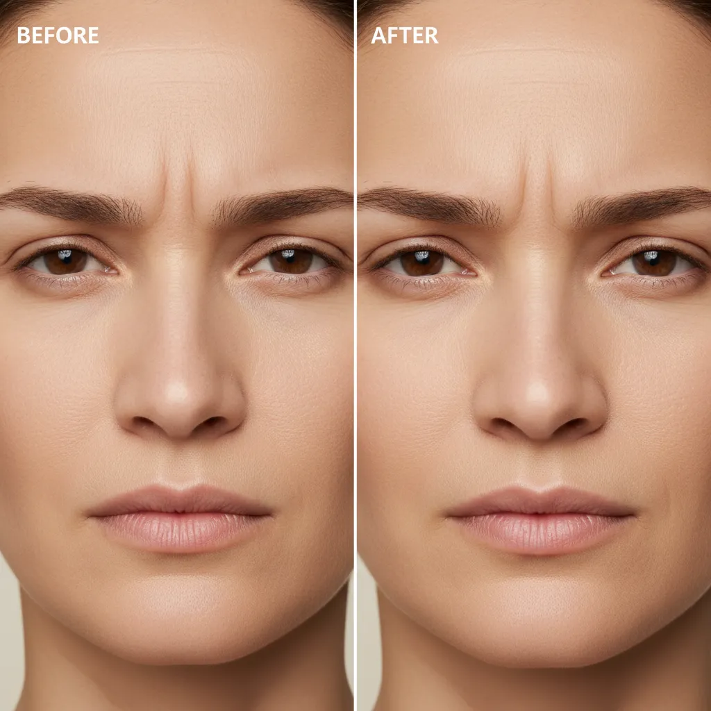 Before and after treatment