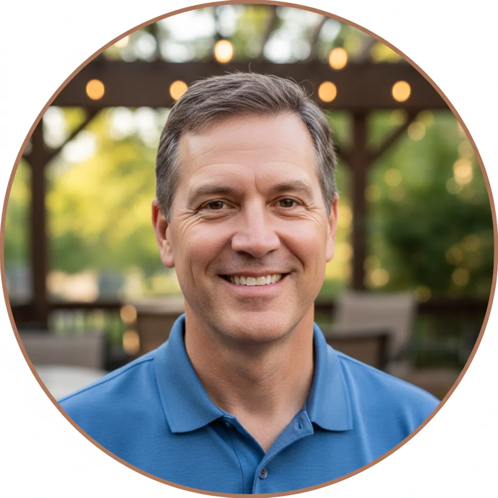 Reviewer avatar - smiling male customer