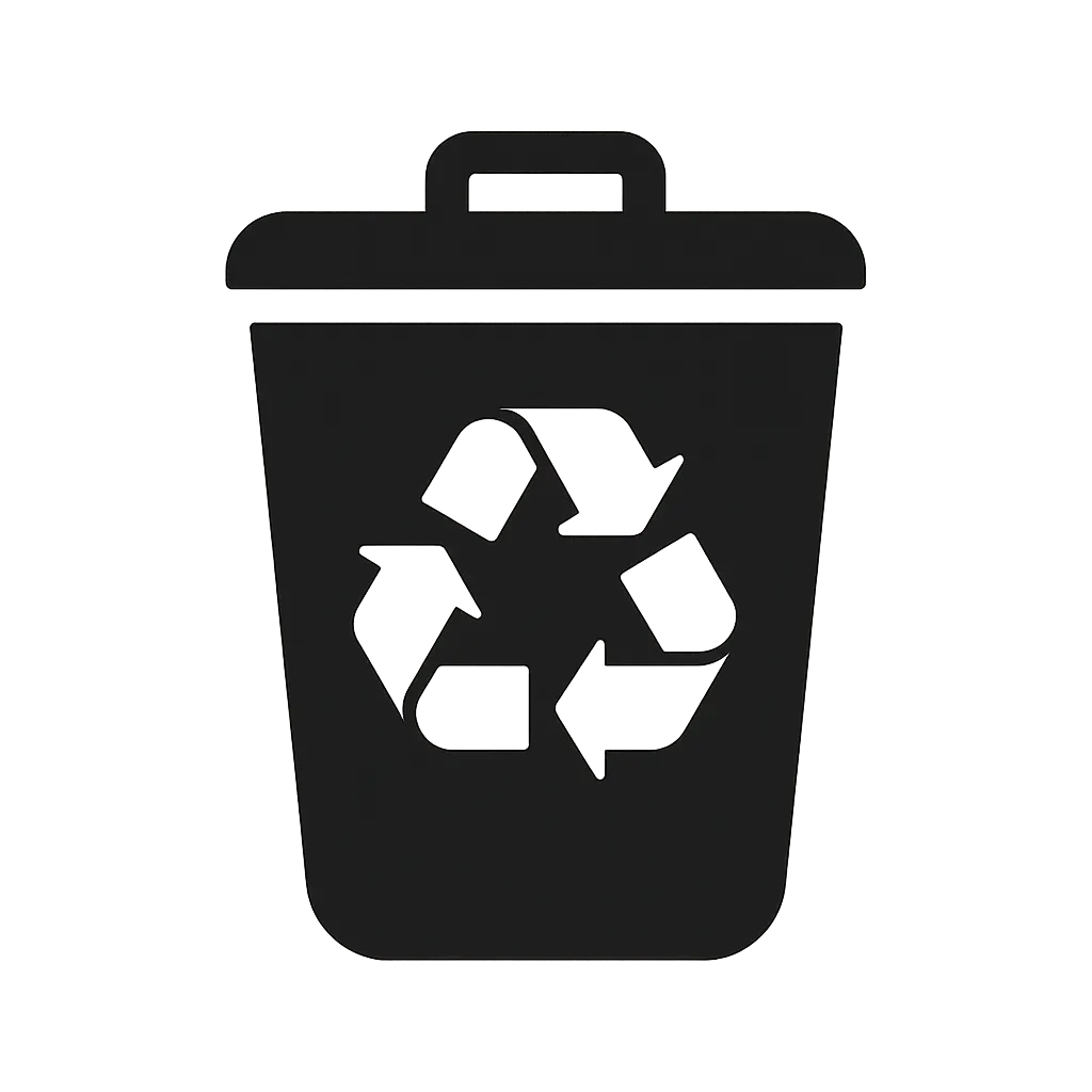Waste removal service icon