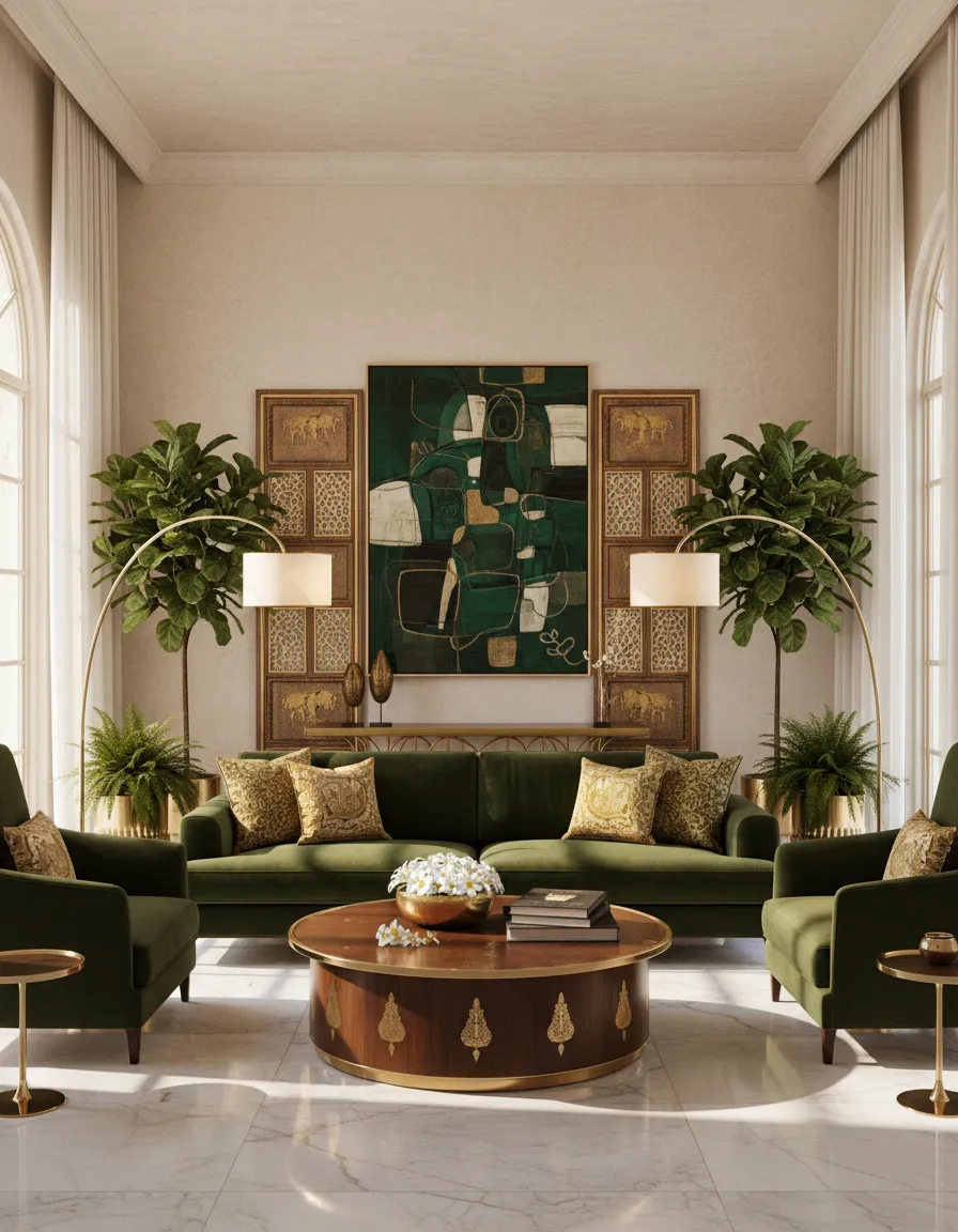 Architectural placeholder showing premium interiors