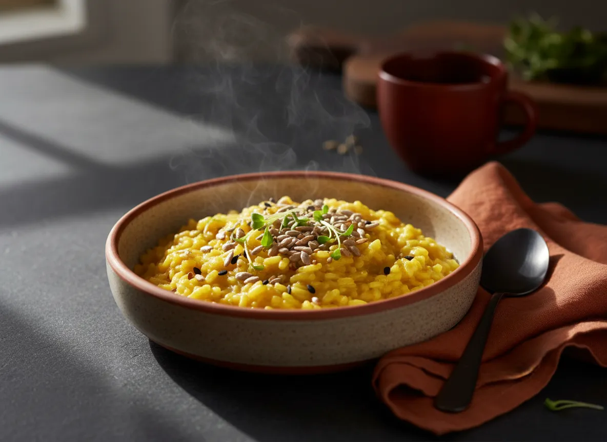 Sunflower Risotto signature dish
