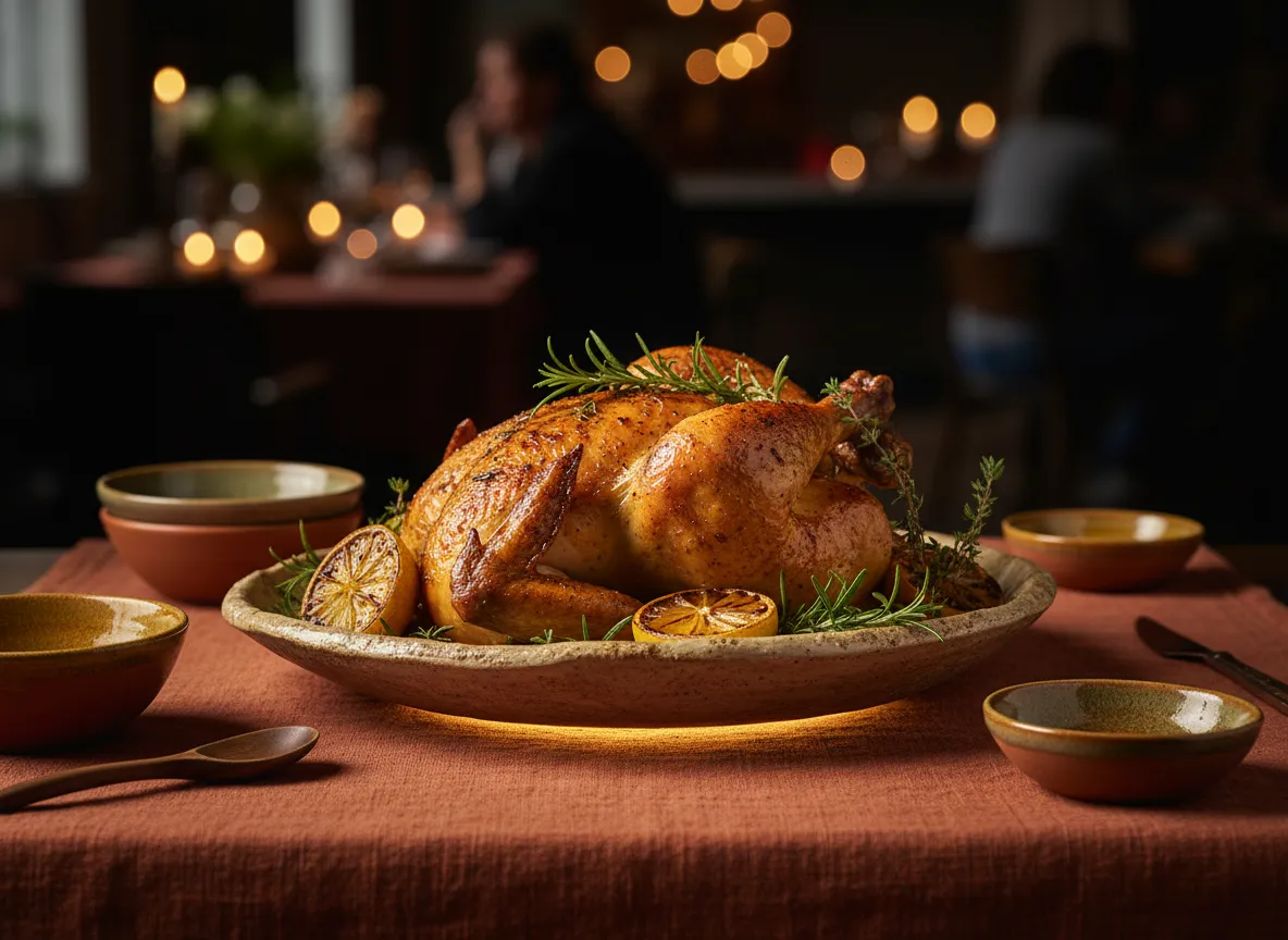 Wood-Fired Lemon Chicken signature dish