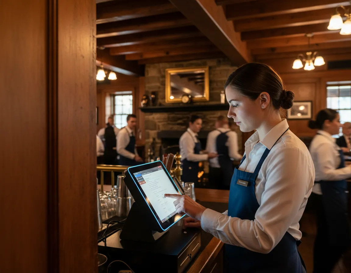 TableTurn POS system in action at a busy restaurant
