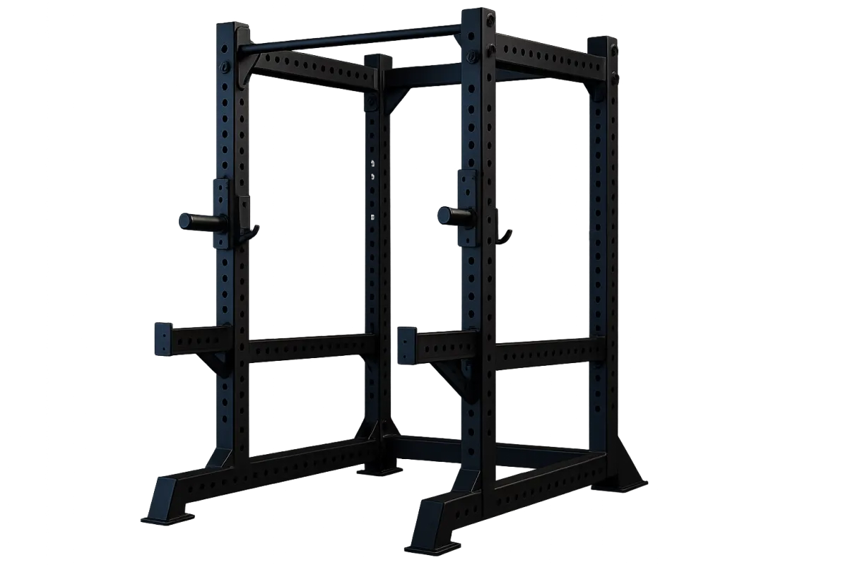 Power rack y jaulas de sentadillas de corte láser con postes de 3x3 pulgadas