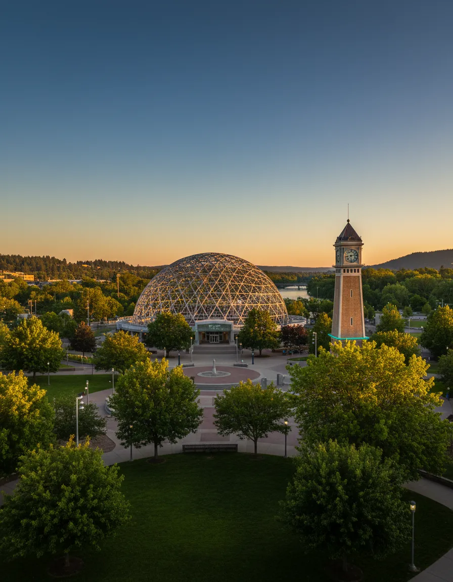 Spokane Riverfront Park Clocktower and Pavilion - Tim Windhorst Local Market Expert