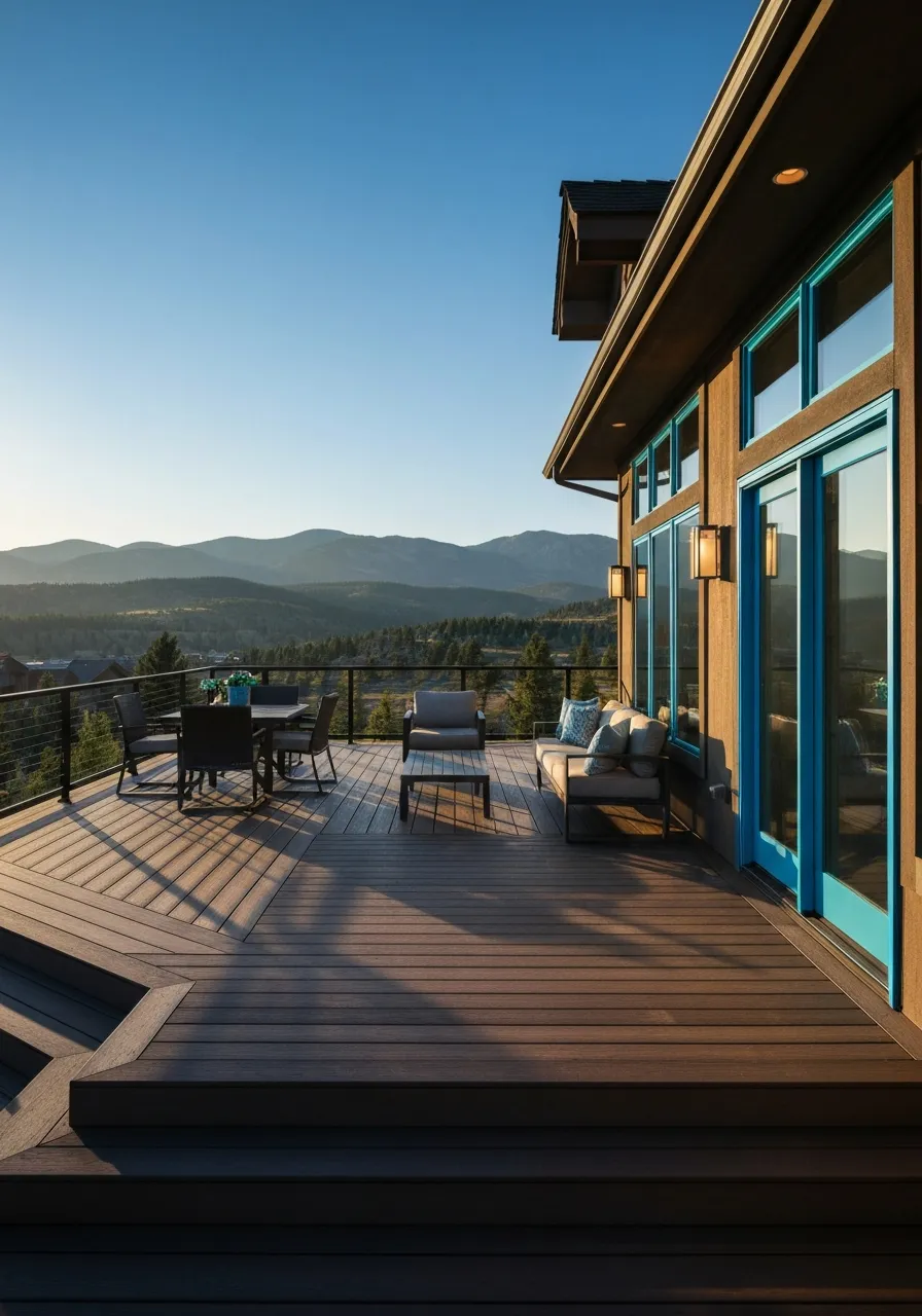 Premium completed deck in Colorado highlighting outdoor lifestyle