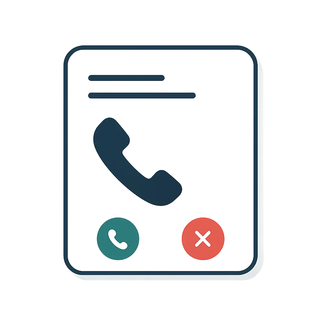 Abstract vector UI representing AI Receptionist for pest control