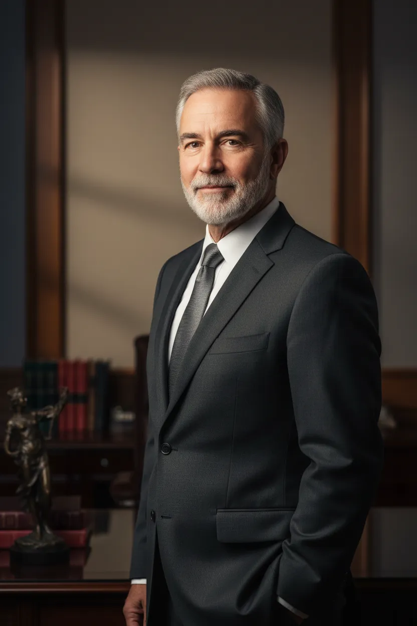 Portrait of Alex Morgan, Managing Partner at Westbrook & Hale law firm.
