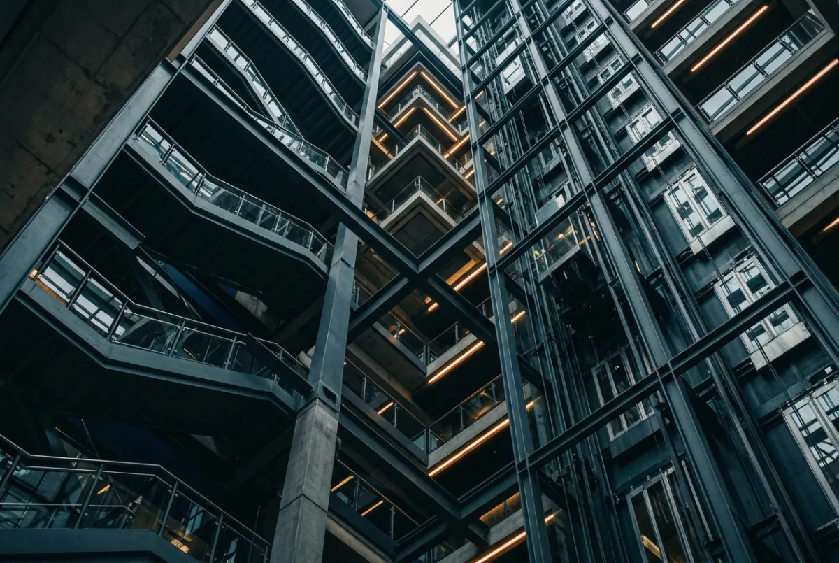 Modern architectural corporate office demonstrating high-capacity operational scalability