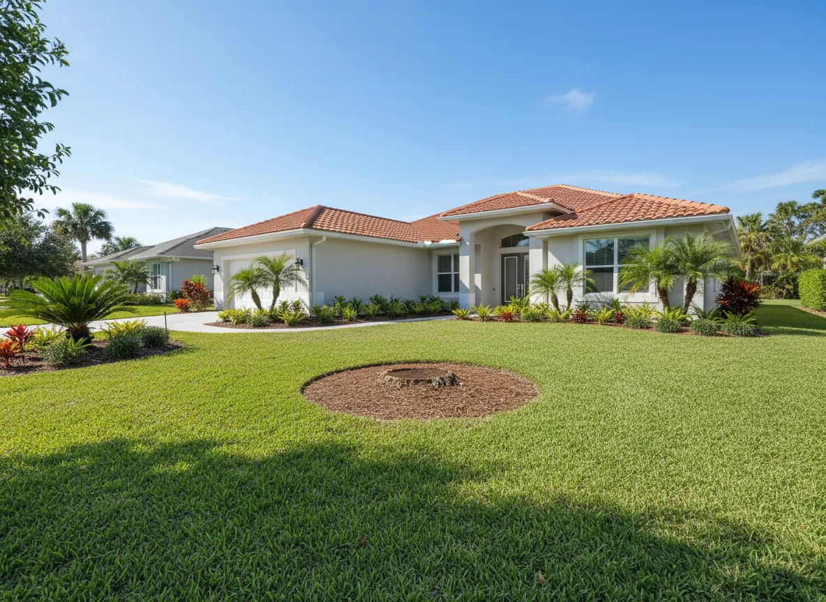 Tree removal and stump grinding site cleaned