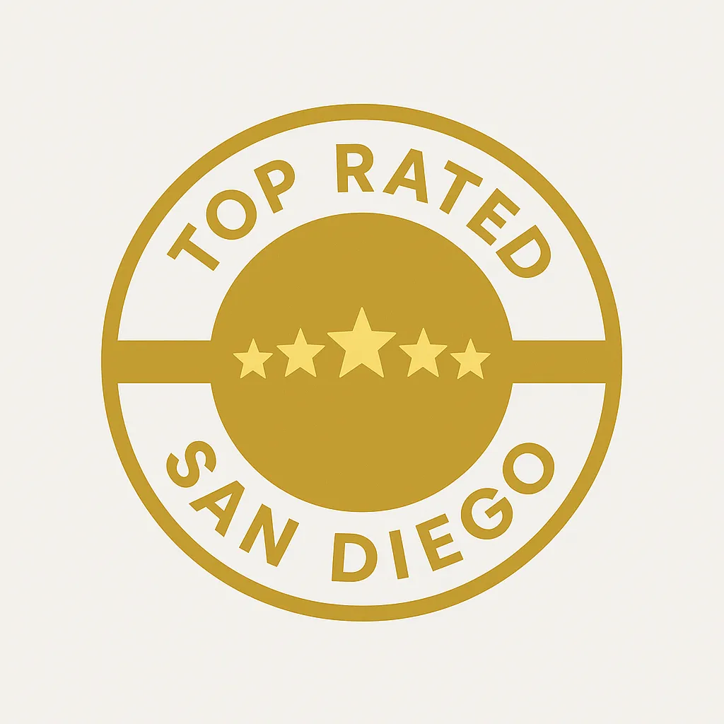 Top Rated San Diego badge