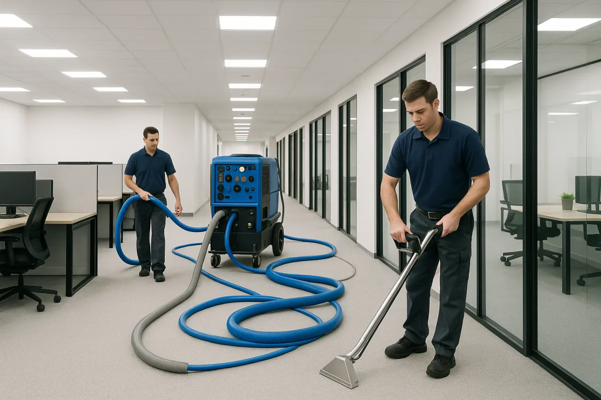 Commercial Cleaning varied visual