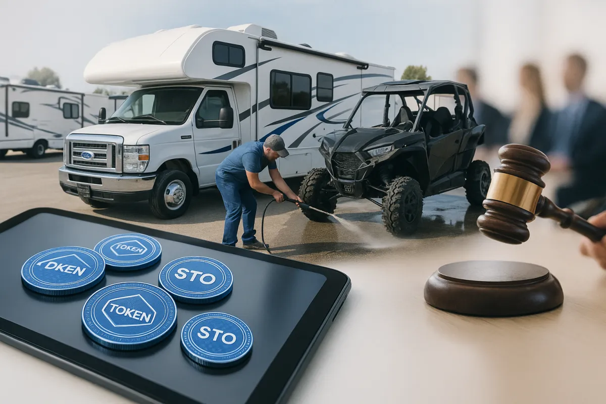 Photorealistic montage showing how the process works