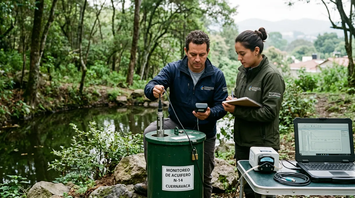 Monitoreo y protección de mantos acuíferos en la zona norte de Cuernavaca