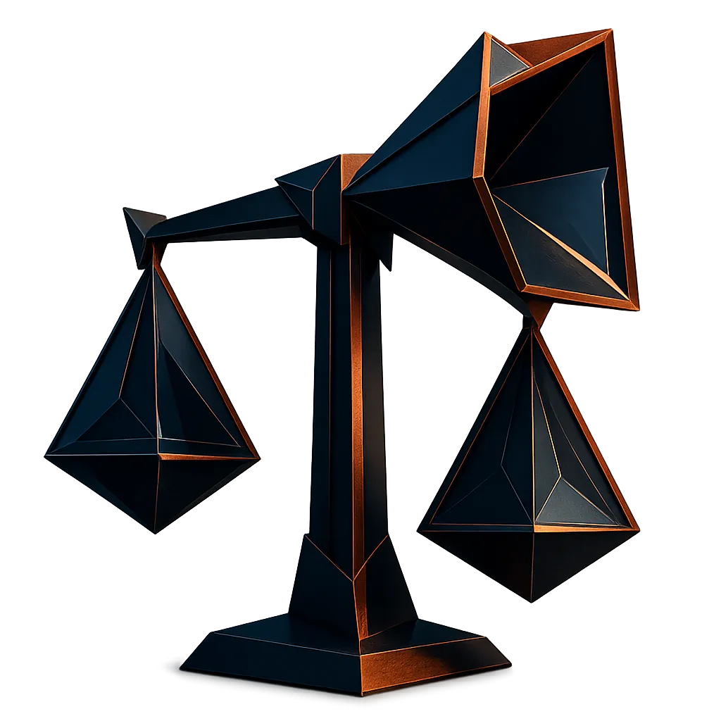 Render 3D de alta fidelidad que simboliza la difusión de la verdad ciudadana y la justicia en Aguascalientes