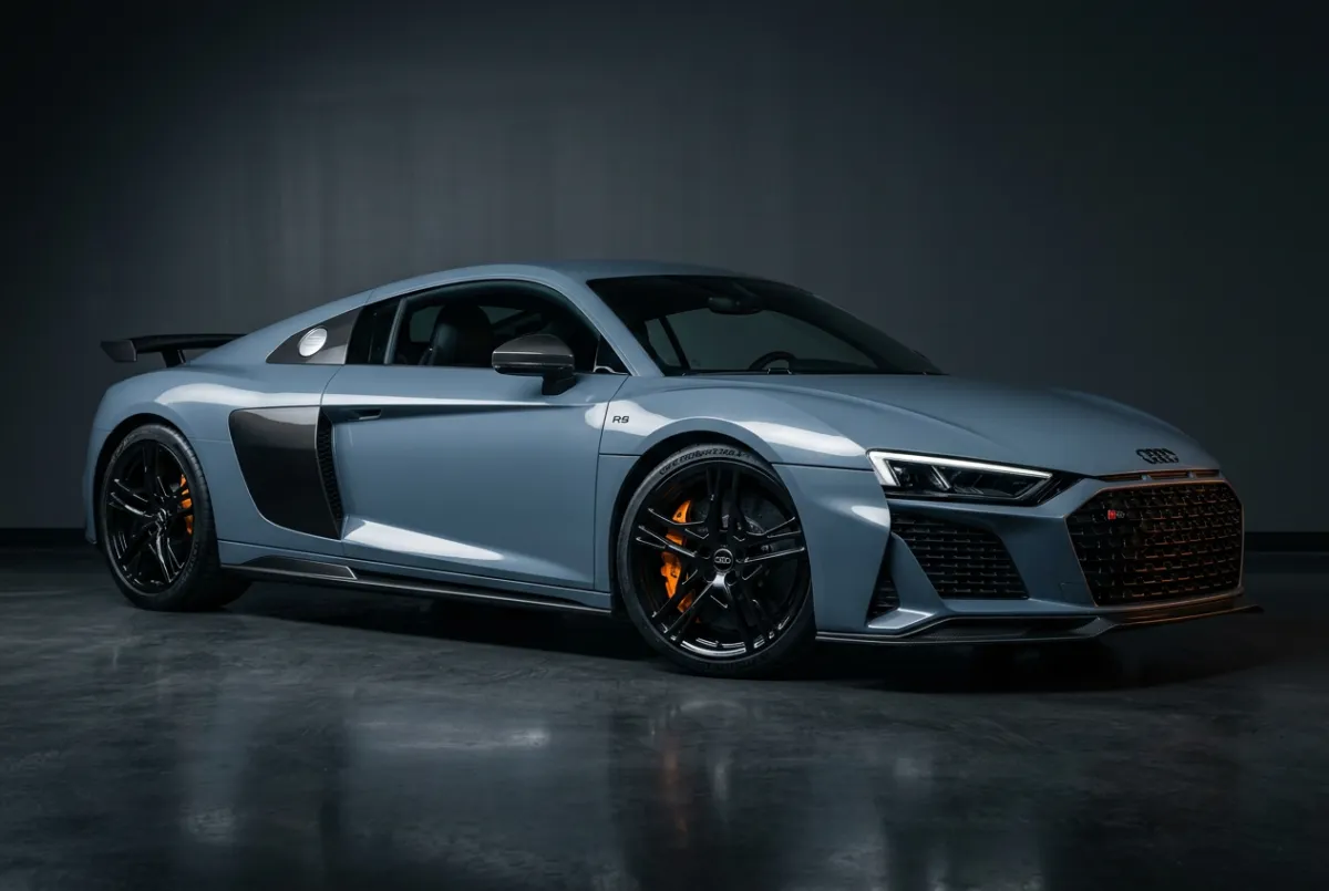 2022 Audi R8 V10 Performance Coupe in Suzuka Grey