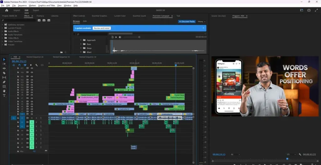 Video Editing Process