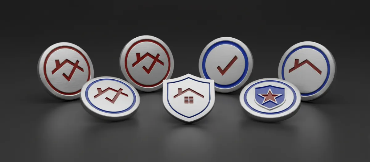 Trust badges and certifications