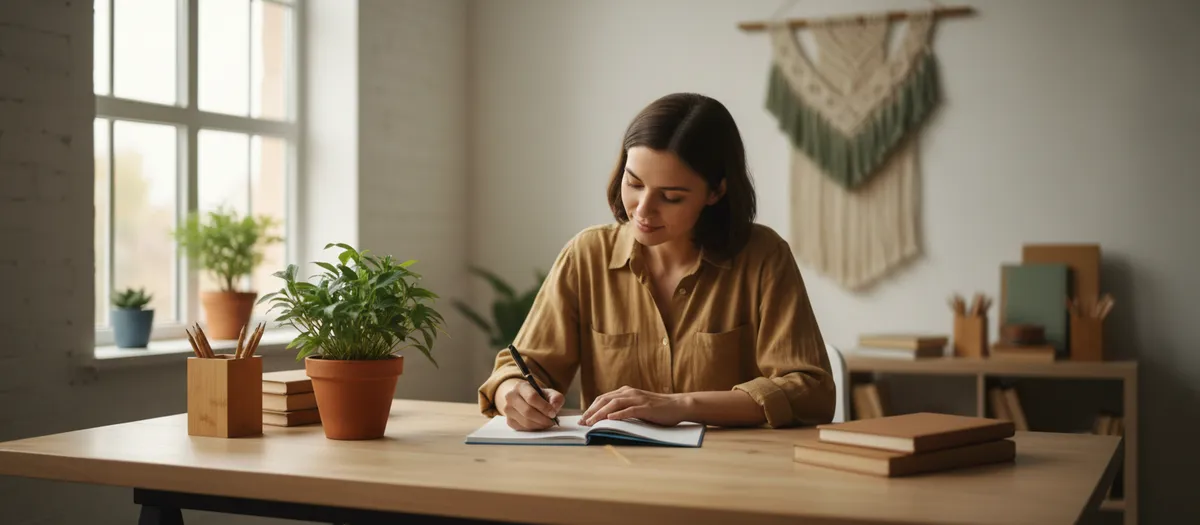 Person engaging in sustainable learning