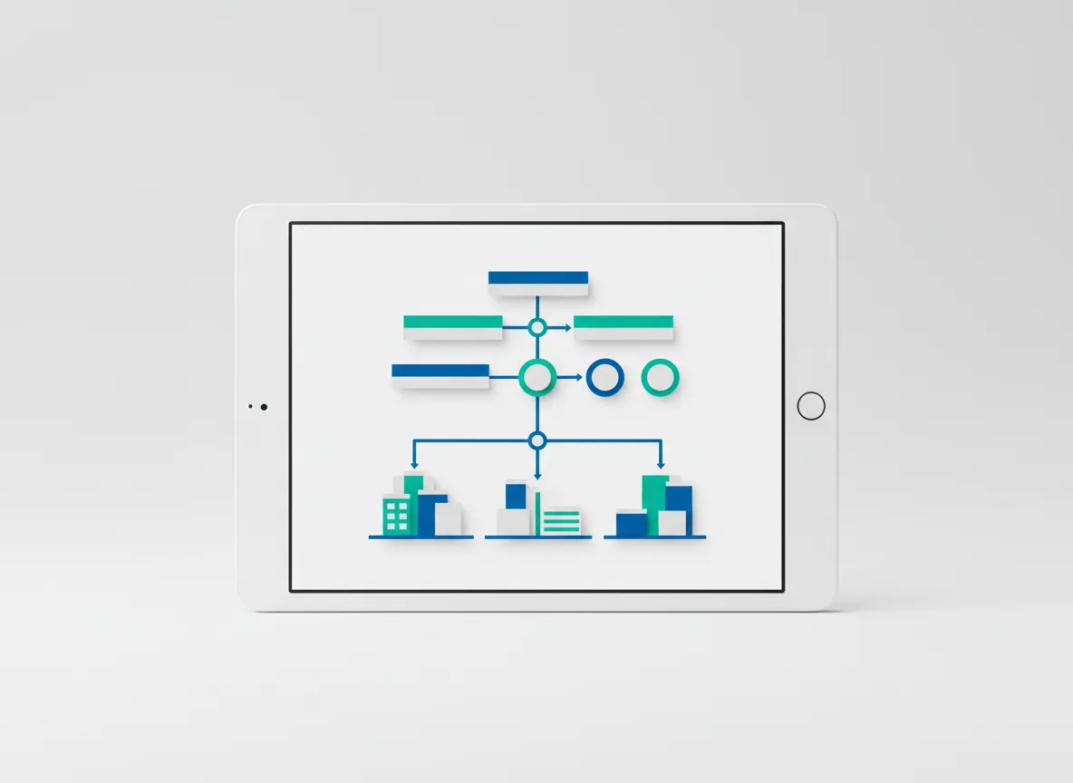 Real estate finance and entity structure diagram