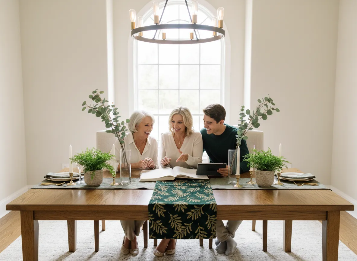 Families planning legacy goals together