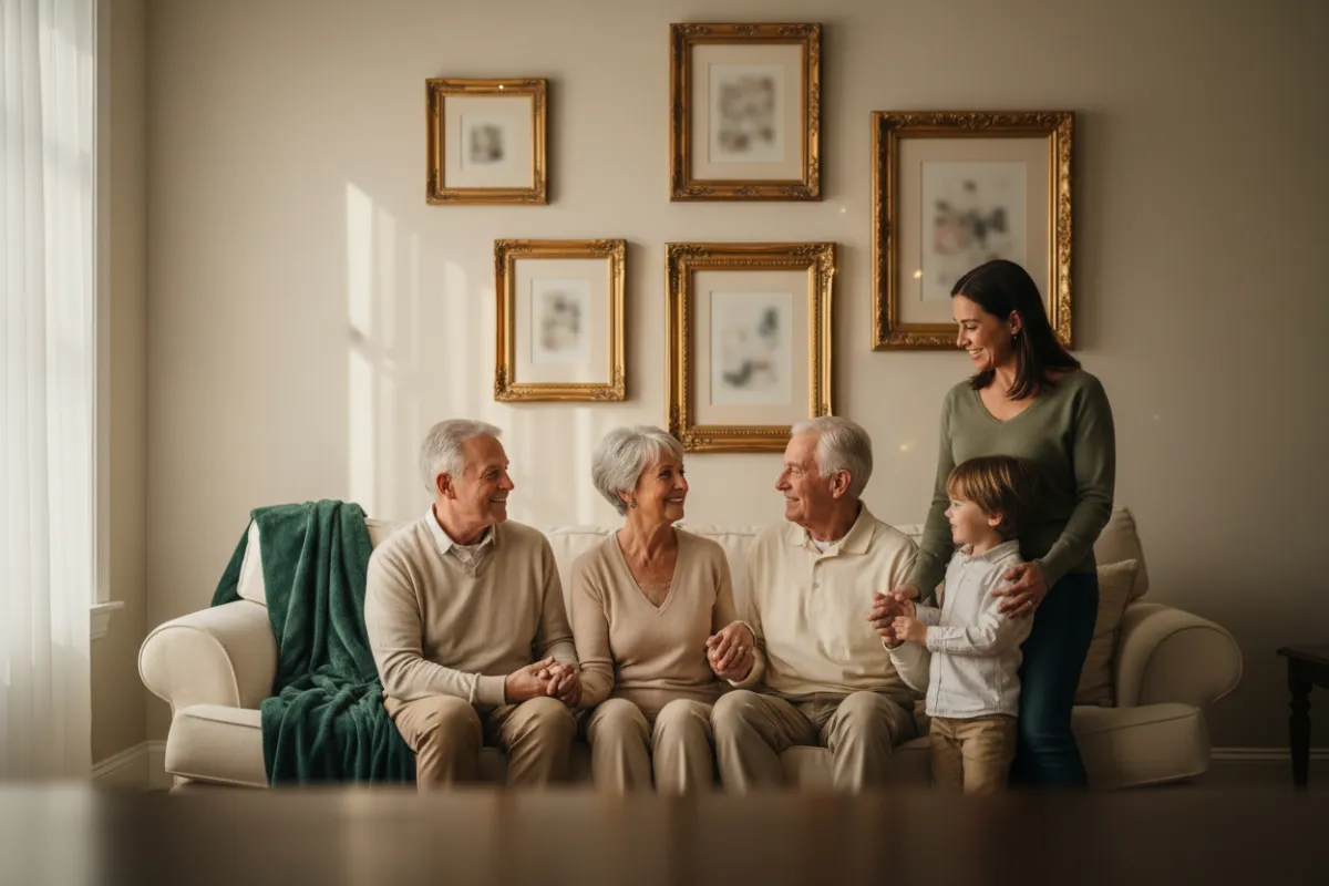 Conceptual image representing mutual family protection