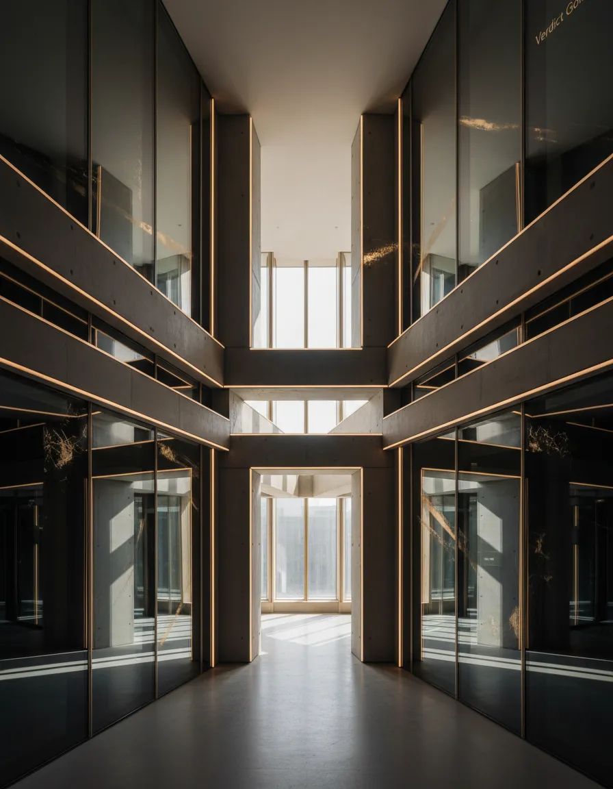 Architectural lines representing Verdict Gold transparency and stability
